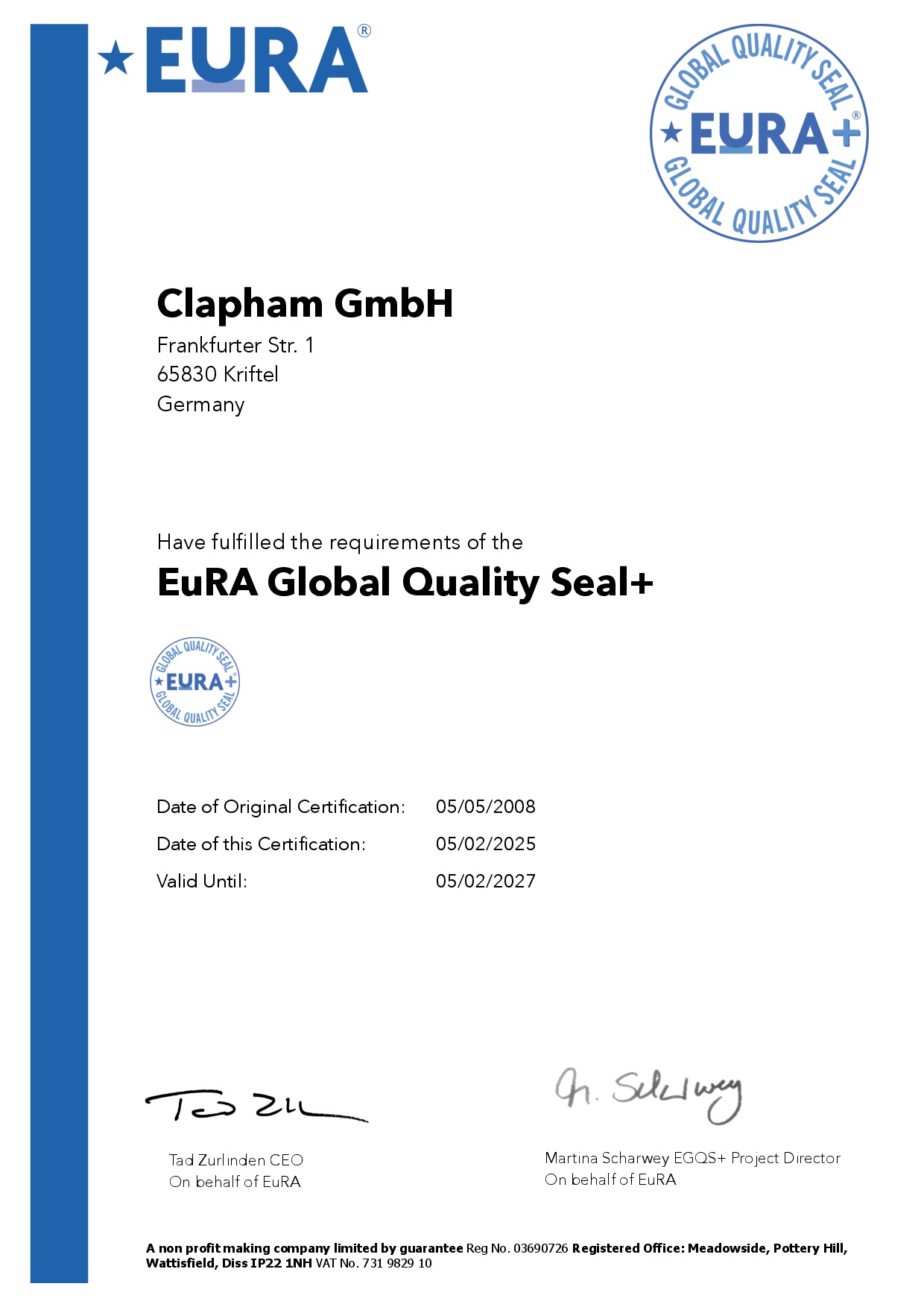 EGQS+ Certificate 2024 EGQS+ Certificate 2024